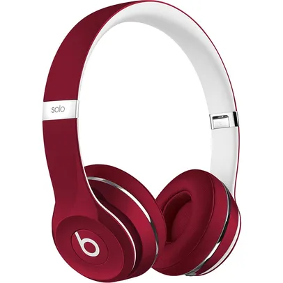 [REEMBALADO] Fone de Ouvido Beats Solo 2 Luxe Edition Headphone Vermelho | R$480