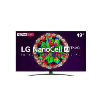 (Ame + CC Sub) Smart TV LED 49'' LG 49NANO81 Ultra HD 4K NanoCell IPS WiFi Bluetooth HDR