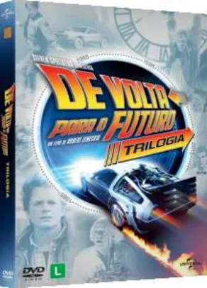 [Saraiva] DVD de Volta Para o Futuro - Trilogia - 30º Aniversário - 3 Discos - R$28