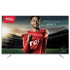 Smart TV Ultra HD LED 55'' TCL, 4K, 3 HDMI, 2 USB, com Wi-Fi - 55P6US | R$1.879