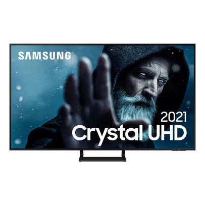 Smart Tv Samsung Crystal Uhd 4k, 55au9000, Design Slim, Som Em Movimento Virtual Visual Sem Cabos 55´´