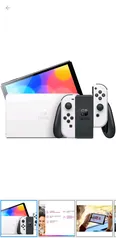 Nintendo Switch OLED 64GB Branco 2 Controles