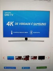 Smart TV LED 50´ UHD 4K Samsung 50RU7450 | R$2.090