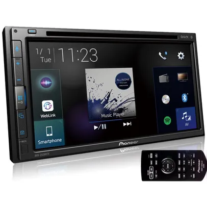 Dvd Player Automotivo Pioneer AVH-Z5280TV 2 din Tela Touch 6,8 USB Bluetooth TV Digital