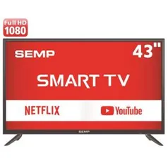 Smart TV LED 43" Full HD Semp TCL Toshiba L43S3900FS com Conversor Digital, Wi-Fi, Miracast, Ginga, PVR, HDMI e USB por R$ 1349