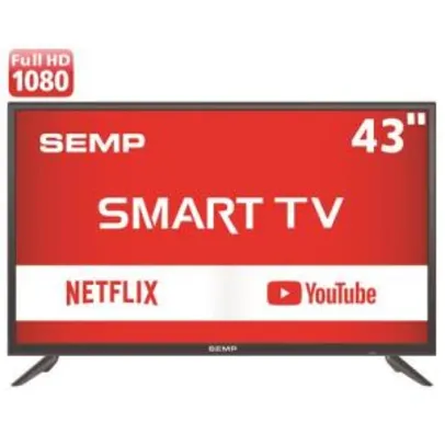 Smart TV LED 43" Full HD Semp TCL Toshiba L43S3900FS com Conversor Digital, Wi-Fi, Miracast, Ginga, PVR, HDMI e USB por R$ 1349