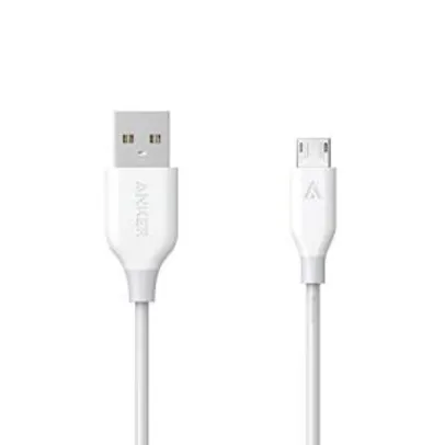 [PRIME] Cabo Micro USB Anker 1.8 metros Branco R$29