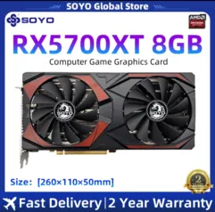 Placa de Vídeo RX 5700XT SOYO 8GB