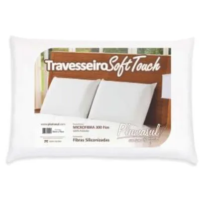 [Visa Checkout] Travesseiro Soft Touch Plumasul 50 x 70 cm – Branco - R$1