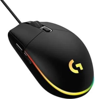 Mouse Gamer Logitech G203 Preto | R$ 120