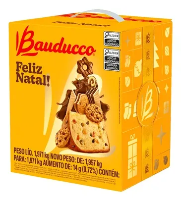 Cesta De Natal Bauducco P - 15 Itens - 1,957kg