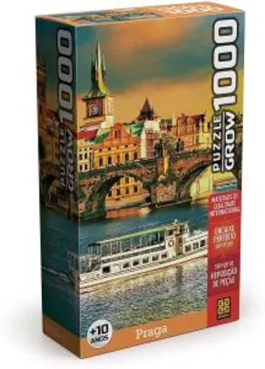 Quebra-cabeça Praga 1000 peças GROW | R$ 42