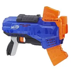 Lança Dardo Elite Rukkus ICS-8, Nerf, Azul/Laranja