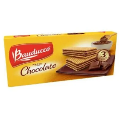 (Ame 50%) Biscoito wafer baudduco 140g | R$1,99