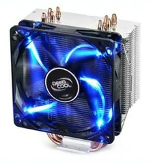 Cooler para Processador DeepCool Gammaxx 400 Blue Bssic, LED, AMD/Intel - DP-MCH4-GMX400P-BL