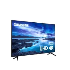 Smart Tv 43 UHD Samsung 4k 43AU7700 Processador Crystal 4k Tela Sem Limites Alexa Built In Controle