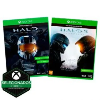 MEGA PROMOÇÃO - XBOX ONE - Combo Halo - Jogos Halo: Master Chief Collection + Halo 5: Guardians R$ 80,00