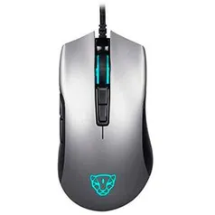 Mouse Gamer Motospeed V70, Pixart 3360IC 12000 DPI, RGB, 7 Botões, Grey - R$130