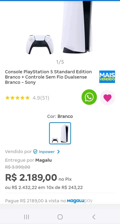 Imagen na descrição da promoção