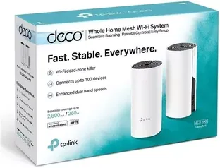 Kit Roteador Wireless Deco M4 Ac1200 Tp-link 02 Unidades