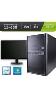 Computador BR-Pc Gamer Intel Core i5 8GB (Gtx 1050Ti 4GB) 1TB + Monitor 21,5"