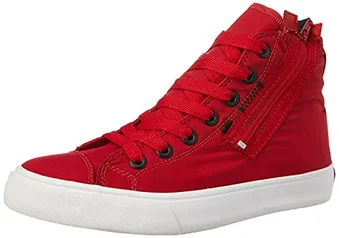 Tênis Coca-Cola Shoes, Atlanta Zipper, feminino, Vermelho, 35 a 37