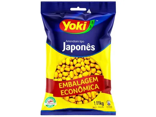 Leve 3 pague 2 - Amendoim Japonês Tradicional Yoki - 1,01kg | R$11 cada