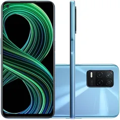 Smartphone Realme 8 5G 128GB 5G Wi-Fi Tela 6.5'' Dual Chip 8GB RAM Câmera Tripla + Selfie 16MP - Azul