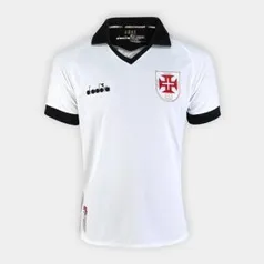 Camisa Vasco III 19/20 s/nº Torcedor Diadora Masculina - Branco