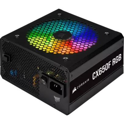 Fonte Corsair CX650F RGB 650W, 80 Plus Bronze, CP-9020217-BR