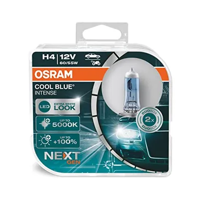 OSRAM COOL BLUE INTENSE NEXT GENERATION H4 64193 CBN - HCB DUO (até 5000K)