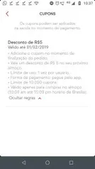 [Usuários selecionados] Ifood: Cupom de R$5 para almoço