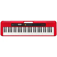 [APP] Teclado Musical Casio Casiotone CT-S200 Intermediário com 61 Teclas - Vermelho