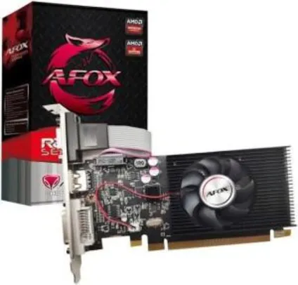[Cliente Ouro] Placa de Vídeo Afox Radeon R5 220 2GB DDR3 - 64 bits R5 220 | R$190