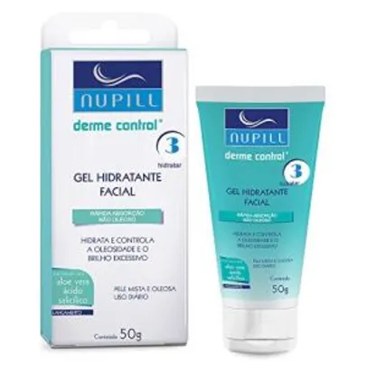 Gel Hidratante Facial Nupill Derme Control 50g | R$14