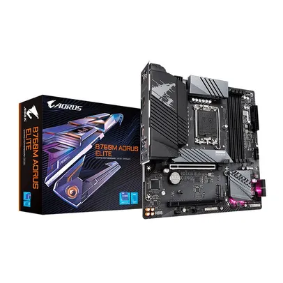 Placa Mae Gigabyte B760M Aorus Elite, DDR5, Socket LGA 1700, M-ATX, Chipset Intel B760, B760M-AORUS-ELITE