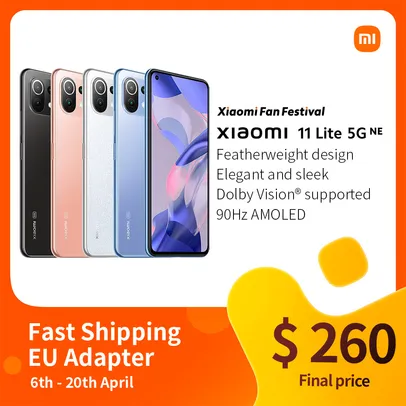 Smartphone Xiaomi 11 Lite 5g Ne Global Version 6g+128g/ Snapdragon 778g 