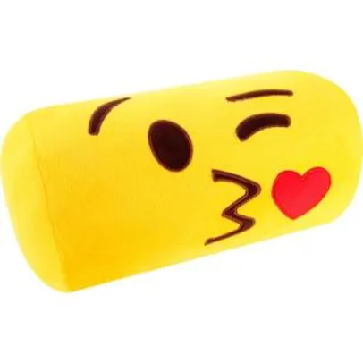 Almofada Emoji Piscabeijo Rolinho - Dartel Toys R$29