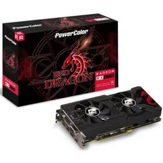 Placa de Vídeo PowerColor Radeon RX 570 Red Dragon Dual, 4GB GDDR5, 256Bit, AXRX 570 4GBD5-3DHDV2/OC - R$649