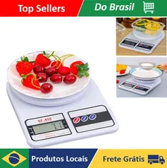 [1ªCompra/DoBrasil] Balança Digital De Precisão Cozinha 10kg Nutrição E Dieta