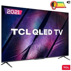 Smart TV 4K QLED TCL 65" com Dolby Vision, HDR10+, Wi-Fi - 65C725