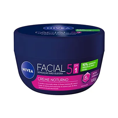 NIVEA Creme Facial Noturno - Auxilia a renovação celular e hidrata profundamente  - 100g