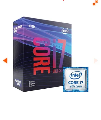 Processador Intel Core i7 9700KF 3.60GHz (4.90GHz Max Turbo) | R$1899
