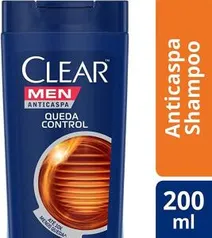  Shampoo Anticaspa Clear Men Queda Control 200ml