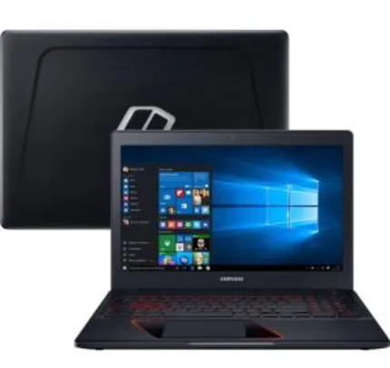 Notebook Odyssey Intel Core 7 I5 8GB (GeForce GTX 1050 com 4GB) 1TB Led Full Hd 15.6'' W10 Preto - Samsung - R$3475