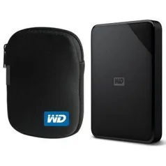 Kit HD Externo Portátil Western Digital Elements 2TB USB 3.0 + Case HD WD | R$30