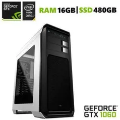 PC Gamer EasyPC Extreme Intel Core i7 3.8Ghz 16GB (GeForce GTX 1060 6GB) SSD 480GB  ppor R$ 4170