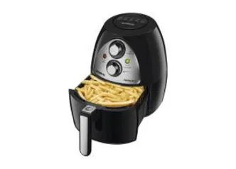 Fritadeira Sem Óleo Air Fryer Mondial Family NAF-03I 4L - Preto e Inox R$399