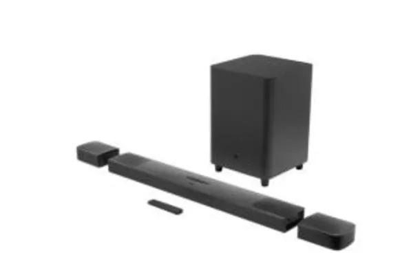 Soundbar JBL AR913DBLKBR 410W 9.1 com Bluetooth, USB e HDMI eArc e Dolby Atmos e Dts:X |R$4999