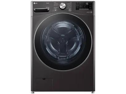 Foto do produto Lava e Seca LG 18kg, Wi-Fi, Motor Inverter Direct Drive, WD18SV2S6B | Black Inox 220V